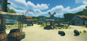 VR Village Scene